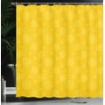 thumbnail image 4 of Ambesonne Summer Shower Curtain, Sun Solar Sketchy, 69"Wx70"L, Yellow, 4 of 5