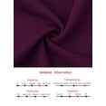 thumbnail image 5 of DARING DIVA Sheath Dress Asymmetrical Neckline Pencil Dress M Dark Purple, 5 of 6