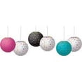 thumbnail image 2 of Teacher Created Resources Gold Foil & Confetti 8" Hanging Paper Lanterns, 2 of 2