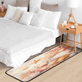thumbnail image 5 of CURLYOOT Coral Ocean Theme Nautical Seashell Colorful Runner Rug 2'x6' Washable Kitchen Runner Rug Indoor Non Slip Laundry Rugs Floor Carpet for Hallway Kitchen Entryway Bedroom Living Room, 5 of 9