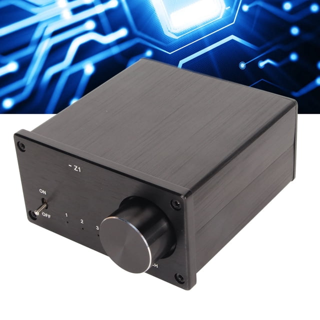 Interruptor de Sonido de 4, Señal de Alto Rendimiento Hifi Señal 4 EN 1 OUT Switcher Professional para Computeradoras Portátiles para Altavoces Activos