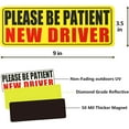 thumbnail image 2 of New Driver Magnet for Car, Teen Rookie Novice Driver Vehicle Bumper Magnetic Sticker for Beginner, High Reflective, 2 of 7