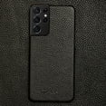 thumbnail image 1 of Genuine Leather Case for Samsung Fashion Leather Shell, Classic Black S22 Plus / S21+, 1 of 3