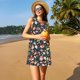 thumbnail image 3 of Fotbe Autumn Fox Owl Vestido de Verano sin Mangas para Mujer – Vestido Midi Línea A, Estilo Camiseta Floral, Vestido Playero Casual y Fluido, 3 of 7