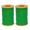 thumbnail image 1 of Hilo elástico Uxcell de 2 piezas 547 yardas 0.5mm de grosor para coser a mano, recogiendo, verde hierba, 1 of 6