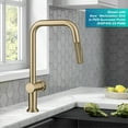 thumbnail image 4 of KRAUS Urbix Industrial Pull-Down Single Handle Kitchen Faucet in Brushed Gold, 4 of 18