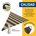 thumbnail image 3 of Malla Sombra Velaria 3x3x3 - Triangular Bicolor - Mallasombra para Exteriores - Bastillas Dobles Reforzadas - Protección 90% Rayos UV - Lonasombra - Velaria 3x3x3 CB, 3 of 5