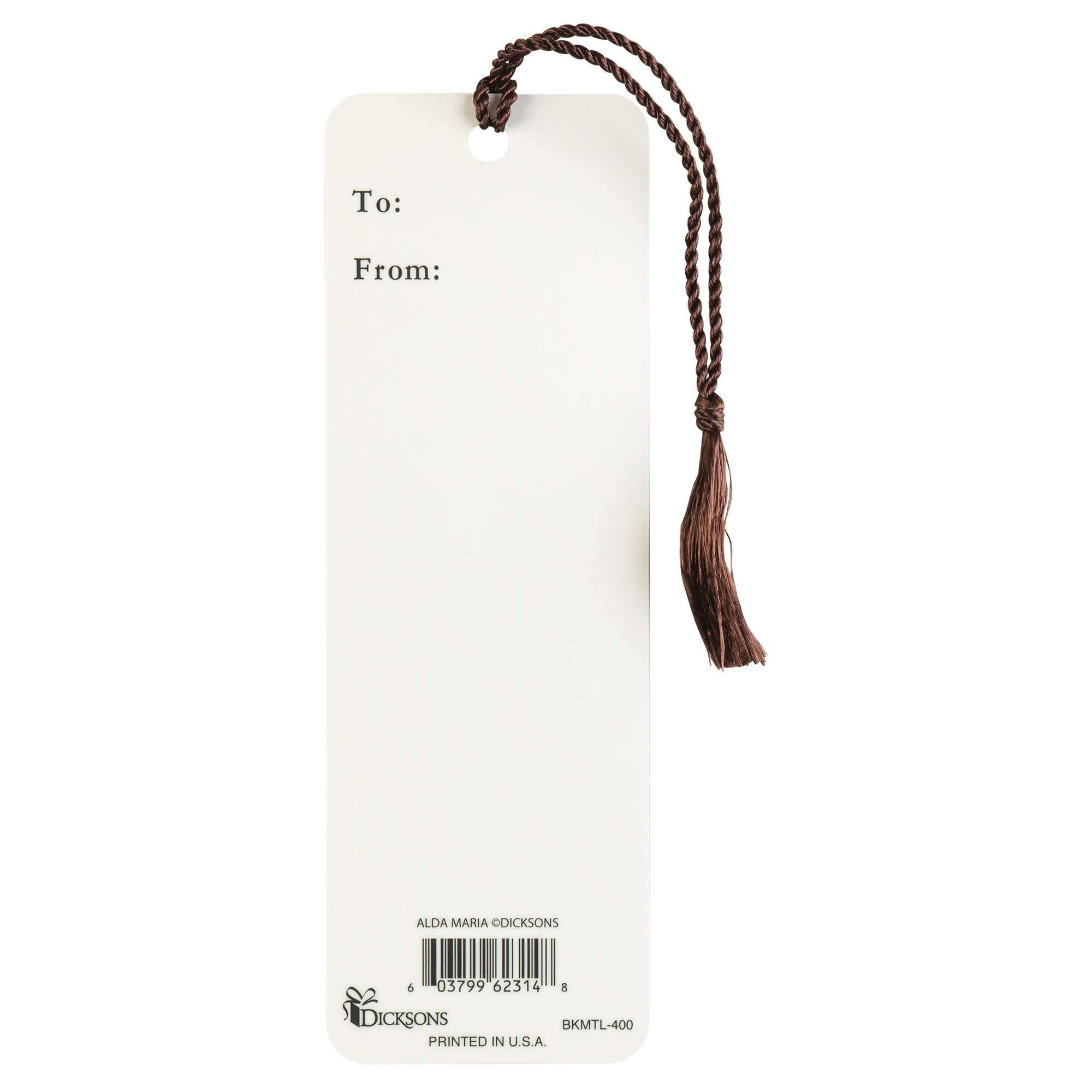 Dicksons Pastor Brown 6 x 2 Inch Cardstock Keepsake Tassels Bookmarks Pack of 12