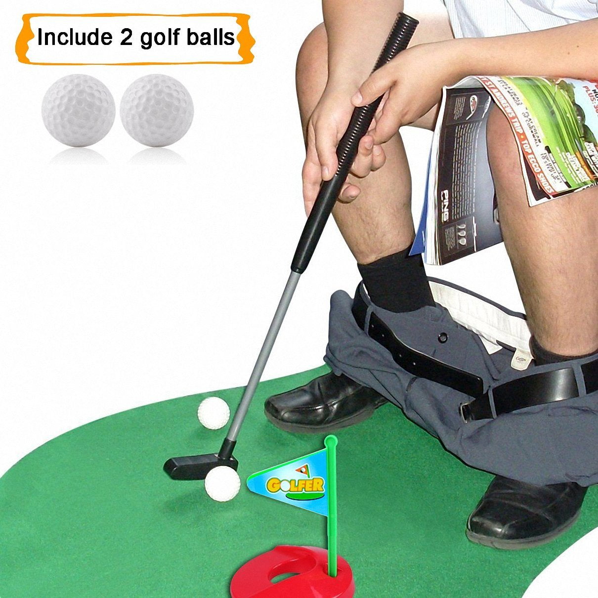 Toilet golf set Clearance