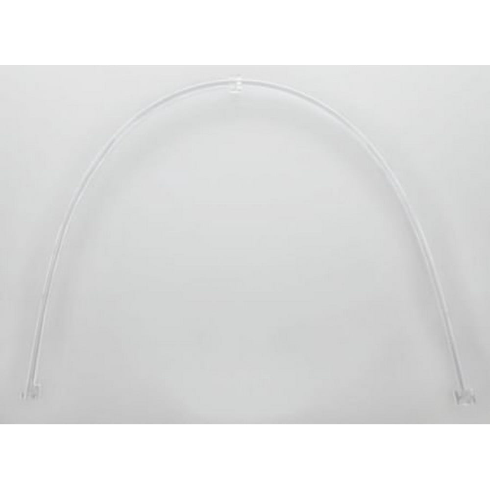 Arched Curtain Rod for Curved Windows, 48" to 86"