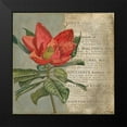 thumbnail image 2 of Meagher, Megan 12x12 Black Modern Framed Museum Art Print Titled - Vintage Fleur Rouge I, 2 of 5