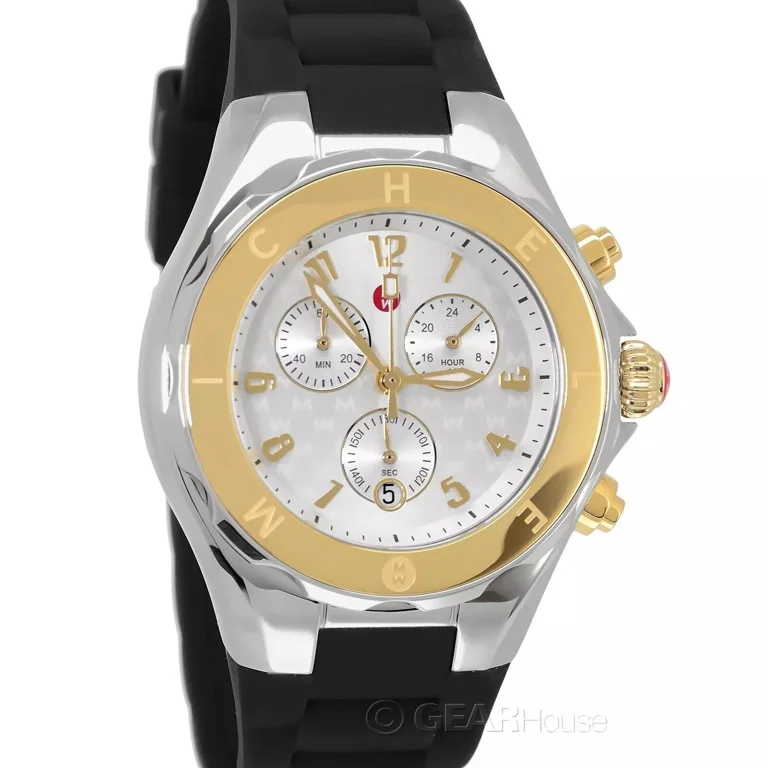 Michele Tahitian Jelly Bean Gold Plate Black Watch Michele Tahitian Jelly Beans MWW12D000012 - Precision Watches main image 3