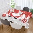 thumbnail image 5 of BZSMCE Square Tablecloth Santa Claus Pattern Tableclothes, 5 of 9