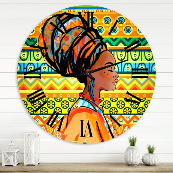 Designart 1 in Modern,Contemporary Wall Clock