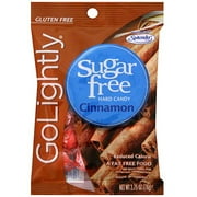 GoLightly Sugar Free Cinnamon Hard Candy, 2.75 oz (Pack of 12)
