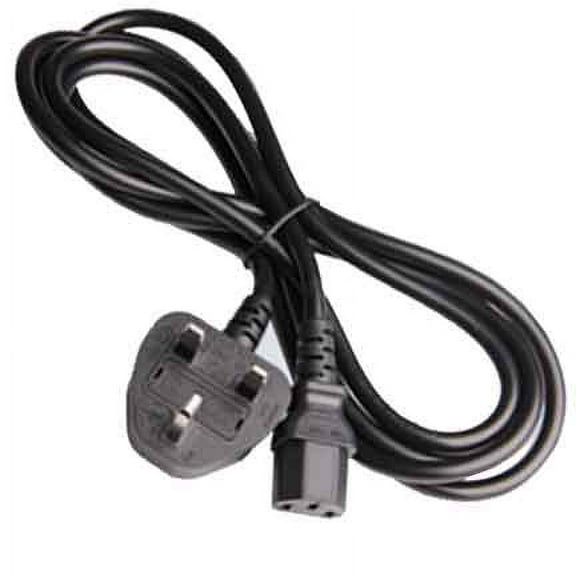 6 ft UK BS1363 to C13 Power Cord 1.0mm H05VV-F (10A 250V)