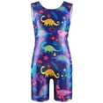 thumbnail image 3 of URMAGIC Dinosaur Gymnastics Leotard for Girls Toddler Kid Dance Unitards Biketards, 3 of 9