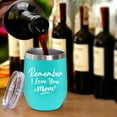thumbnail image 5 of Mom Gifts from Daughter, Son, Kids - Funny Birthday Mothers Day Christmas Gifts Ideas for New Mom Wife Women - 12oz Mom Insulated Wine Tumbler Cup, 5 of 6