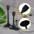 Nuptio Matte Black Candlestick Holder Metal Taper Candle Holders for