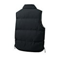 thumbnail image 4 of LpwkSSA Puffer Vest for Men Winter Warm Vest Casual Fashion Outdoors Stand Collar Solid Drawstring Pocket Zipper Sleeveless Warm Coat Waistcoat Black XL, 4 of 6