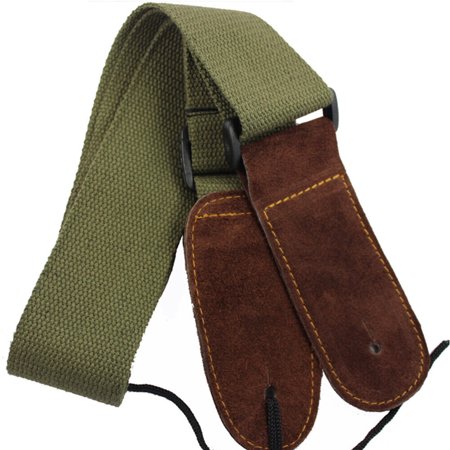 Adjustable Leather Ends Guitar Strap For Electric Acoustic Guitar Bass 5 Color USA