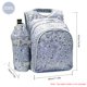 thumbnail image 3 of Mochila de picnic TFixol Bolsa impermeable para acampar con soporte para vino y cubiertos, 3 of 8