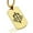 Gold, variant on Stainless Steel Cleric Fantasy Class Dog Tag Pendant Necklace