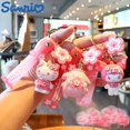 thumbnail image 2 of LLavero de estatuilla Sakura Sanrio Rosa Hello Kitty Melody Kuromi, bonito modelo de Pvc, juguetes Kt Cat, llavero coleccionable, figura de regalo Fivean unisex, 2 of 2