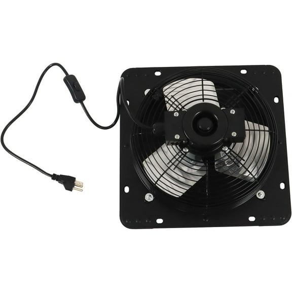 OTTULUR 10" Exhaust Fan Wall Mounted, Aluminum Shutter,Garage Shop Attic With Insect Net