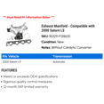 thumbnail image 2 of Exhaust Manifold - Compatible with 2000 Saturn LS, 2 of 2