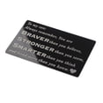 thumbnail image 2 of Tarjeta de Cartera de fotografía Personalizada Yuyangstore Inserto de billetera de Metal Unisex Negro D, 2 of 7