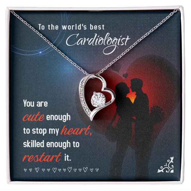 Assez Mignon pour Arrêter pour Toujours Collier w Message Card