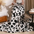 thumbnail image 7 of Livhil Soft Cozy Cow Blanket, Animal Blanket (50"x60")- Cow Print Throw Blanket Flannel Fleece Throw Blanket for Couch Bed Sofa, 7 of 7