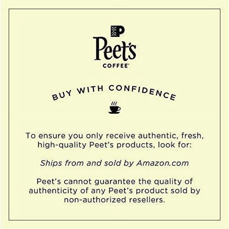 Peet's Coffee Espresso Capsules Decaffeinato Ristretto Intensity 9, 50  Count Single Cup Coffee Pods Compatible with Nespresso Original Brewers