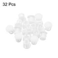thumbnail image 3 of Uxcell 32Pcs 6mm(1/4') White Round Hole Plugs Nylon Plastic Flush Type Hole Plug Insert End Cap for Locking Hole Tube, 3 of 6