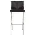thumbnail image 1 of 30"  Bar Stool in Black Leather and Chrome, 1 of 4