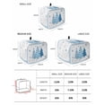 thumbnail image 2 of Blue Christmas Trees Small Toaster Cover 2 Slice, Kitchen Appliance Covers, Navy Winter Snowflakes Checkered Toaster Oven Cover with Loop, Bread Machine Cover Polyester Dust Cover Protection, 2 of 4