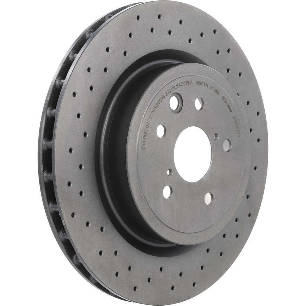 Brembo 09.A301.11 Disc Brake Rotor Fits select: 2008-2009 LEXUS IS-F, 2010-2014 LEXUS IS F
