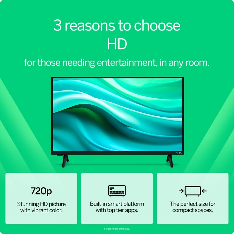 VIZIO 32" Class HD 720p LED Smart TV (VHD32M-08) color options