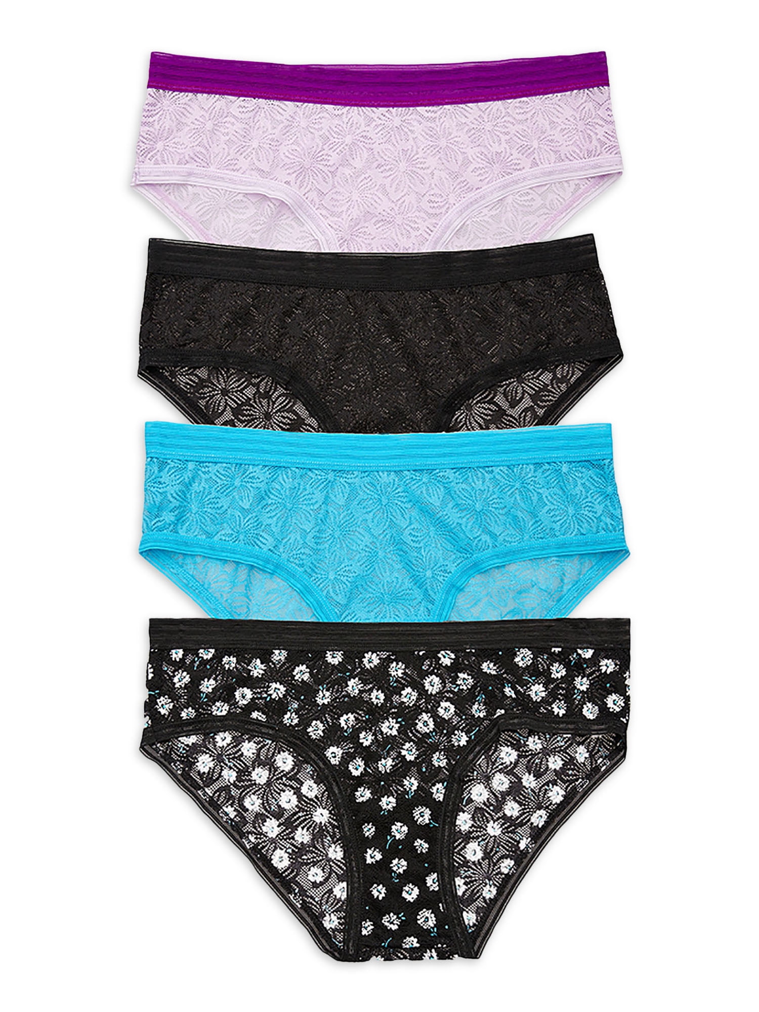 No Boundaries Lace Cheeky Panties, 4Pack