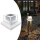 thumbnail image 4 of Luz Solar para tapa de poste, luz para poste de valla para exteriores, luz Exterior blanca cálida, accesorio de iluminación Exterior para decoración, 4 of 8