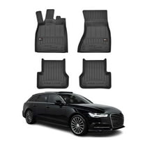 OMAC Premium Floor Mats for Audi A6 Sedan 2012-2018 All-Weather Heavy Duty