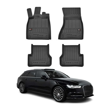 OMAC Premium Floor Mats for Audi A6 Sedan 2012-2018 All-Weather Heavy Duty