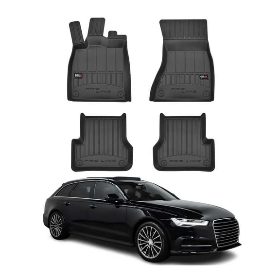 OMAC Premium Floor Mats for Audi A6 Sedan 2012-2018 All-Weather Heavy Duty