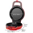 thumbnail image 2 of SugarWhisk Flip Pancake Maker Machine, Ceramic Coated Pancake Pan for 6.5 Inch Pancakes, Omelette, Crepe & Quesadilla, Frittata, Double Sided Omelett, 2 of 8