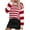 Red, variant on WRKEKC Women's Striped Colorblock Knit Pullover Sweater Long Sleeve Crewneck Casual Fall Winter Trendy Tops Sweaters for Women Trendy