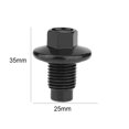 thumbnail image 2 of 1 tapón de drenaje de aceite M14 de 0,5 mm, tornillo para Fusion Focus C-Max Fiesta., 2 of 9