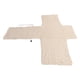 thumbnail image 1 of Funda para silla reclinable ANGGREK diseño reversible color beige en forma de T, 1 of 8