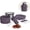Plum, variant on Hand & Stand Mixer, 2 in 1 Electric Mixer with Bowl, Dough Hook, Whisk & Egg Beater, Multifunctional Handheld Mixer for Baking, 200 Watt