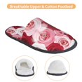 thumbnail image 3 of Balery Rose Pantuflas de Casa de Felpa Silenciosas con Diseño Estampado, Zapatillas Cómodas Antideslizantes de Algodón para Interior-Large, 3 of 8